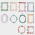 Ornate Decorative Picture Frame Set - Pastel Colors – stationery (view 1)