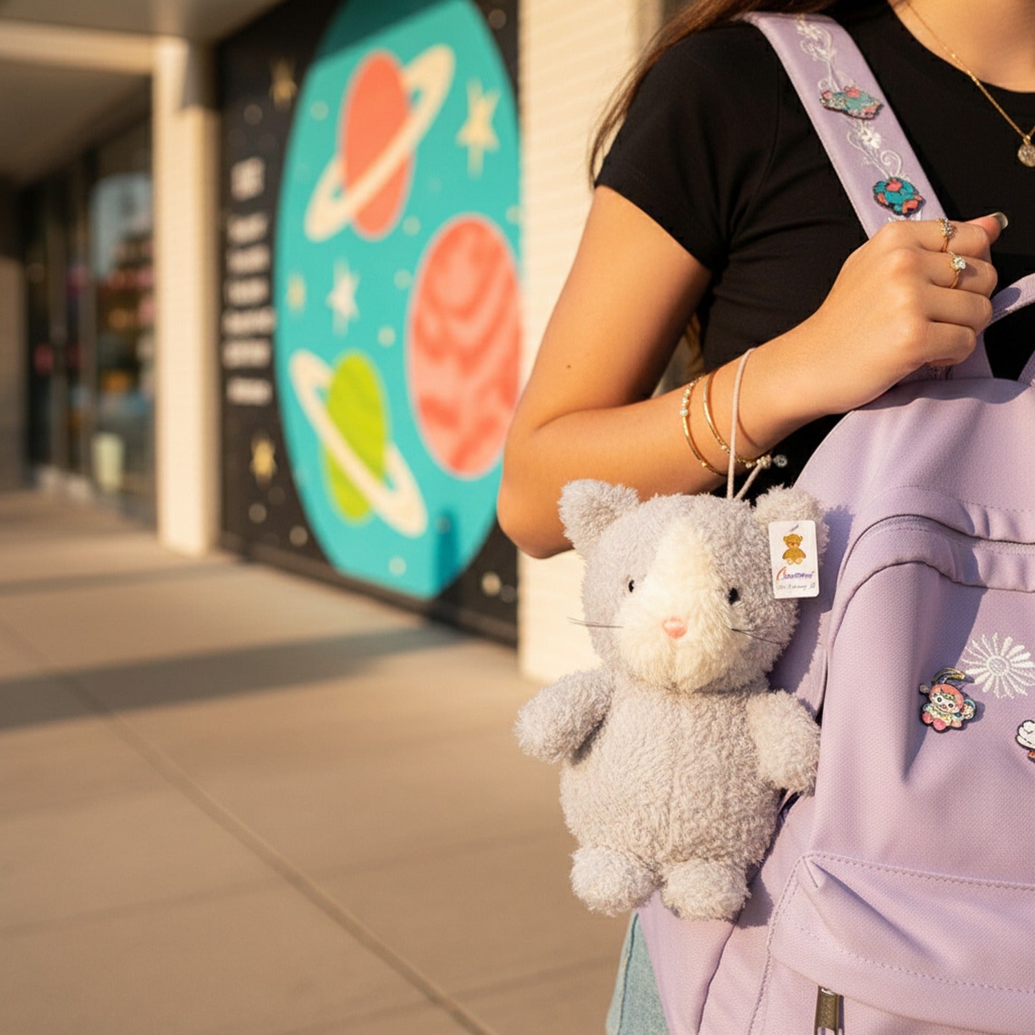 Soft Plush Cat Kitten With Charm Tag