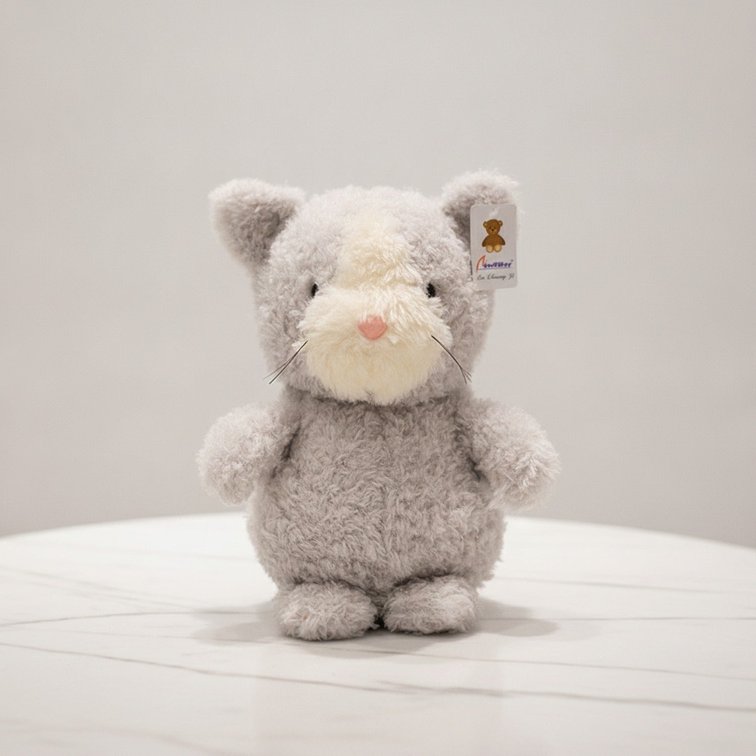 Soft Plush Cat Kitten With Charm Tag