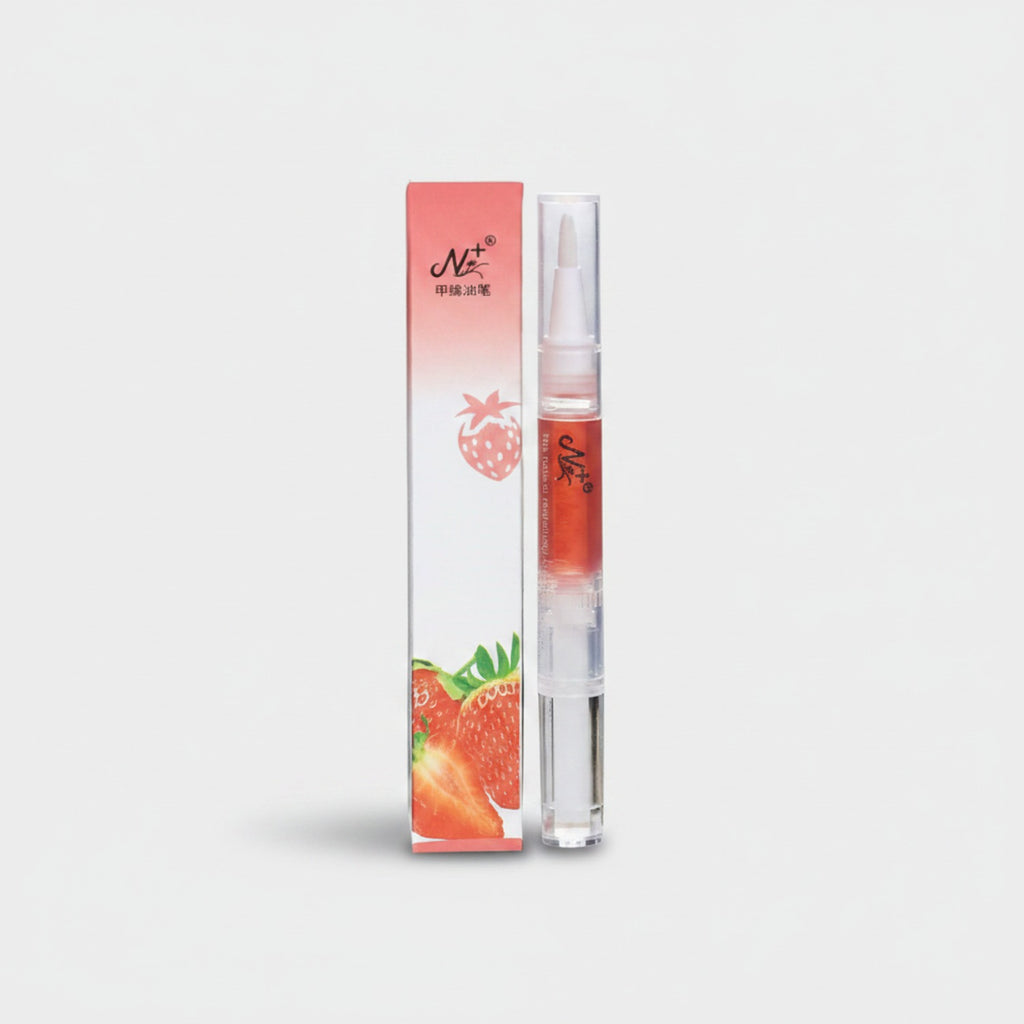 Strawberry Lip Gloss Pen with Dual-End Applicator