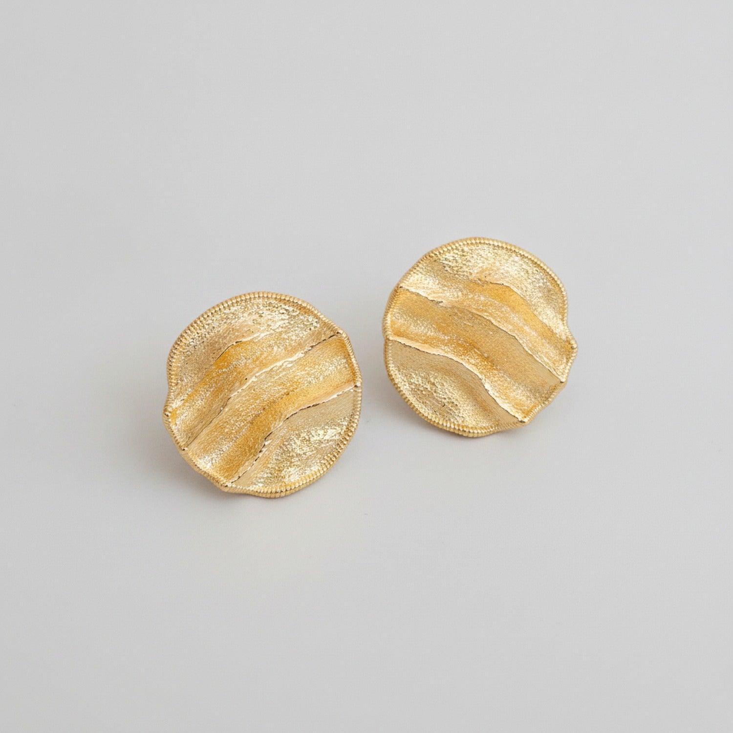 Textured Square Statement Earrings - Jianyou Accessories 2
