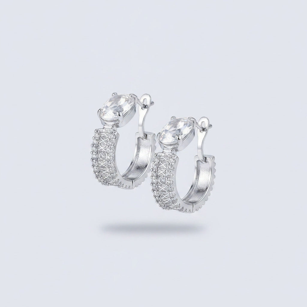 Textured Chunky Huggie Earrings - Jianyou Accessories 2