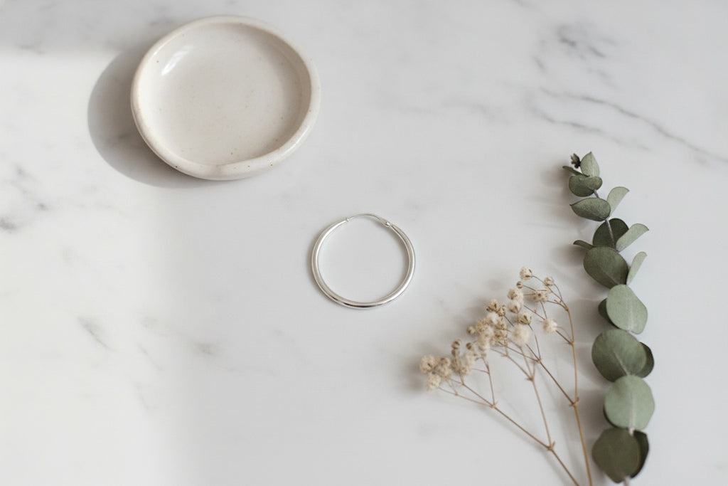 Hoop Earrings Classic Circle - Jianyou Accessories – jewelry (view 2)
