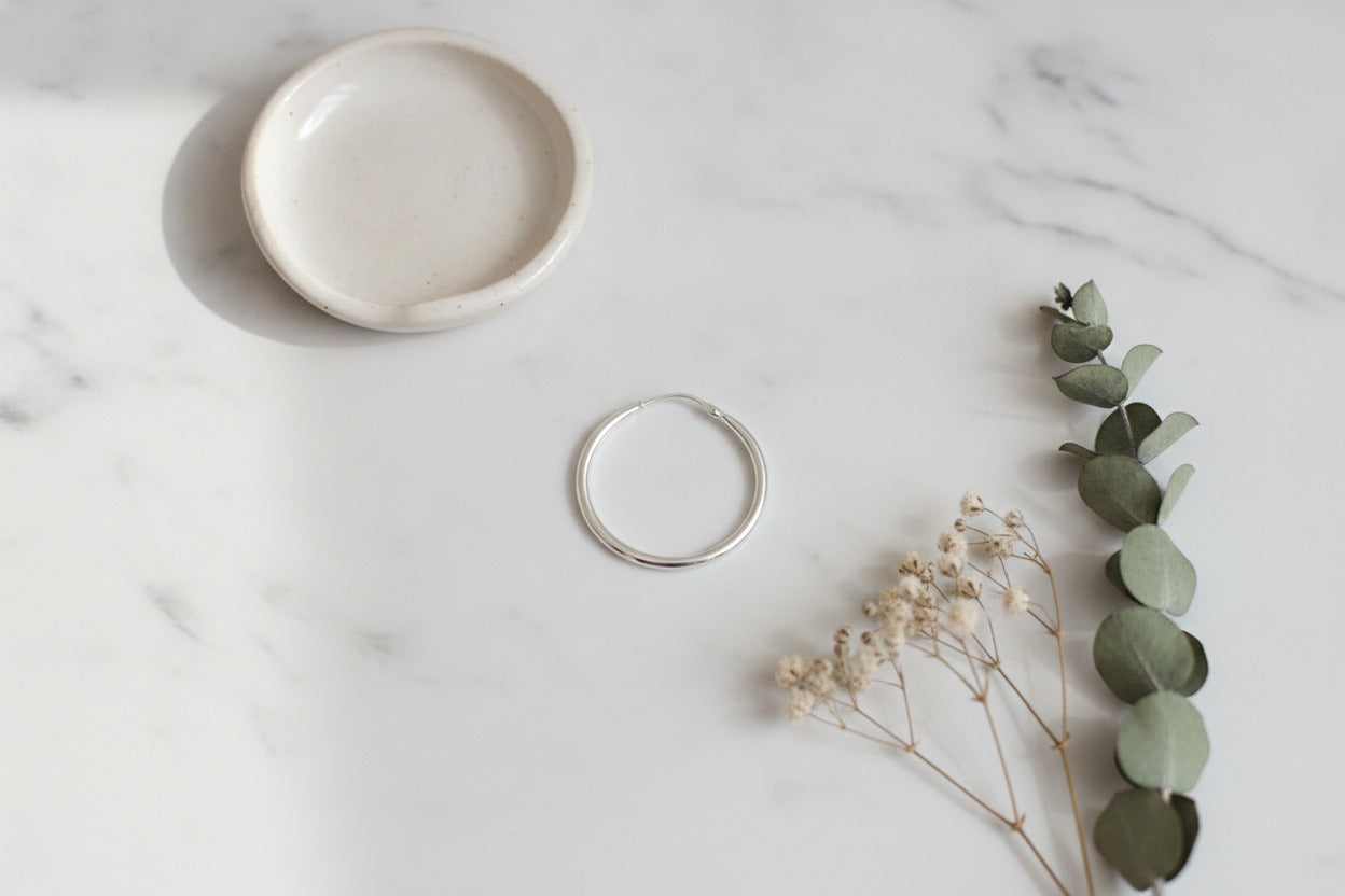 Hoop Earrings Classic Circle - Jianyou Accessories – jewelry (view 2)