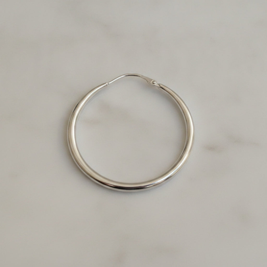Hoop Earrings Classic Circle - Jianyou Accessories