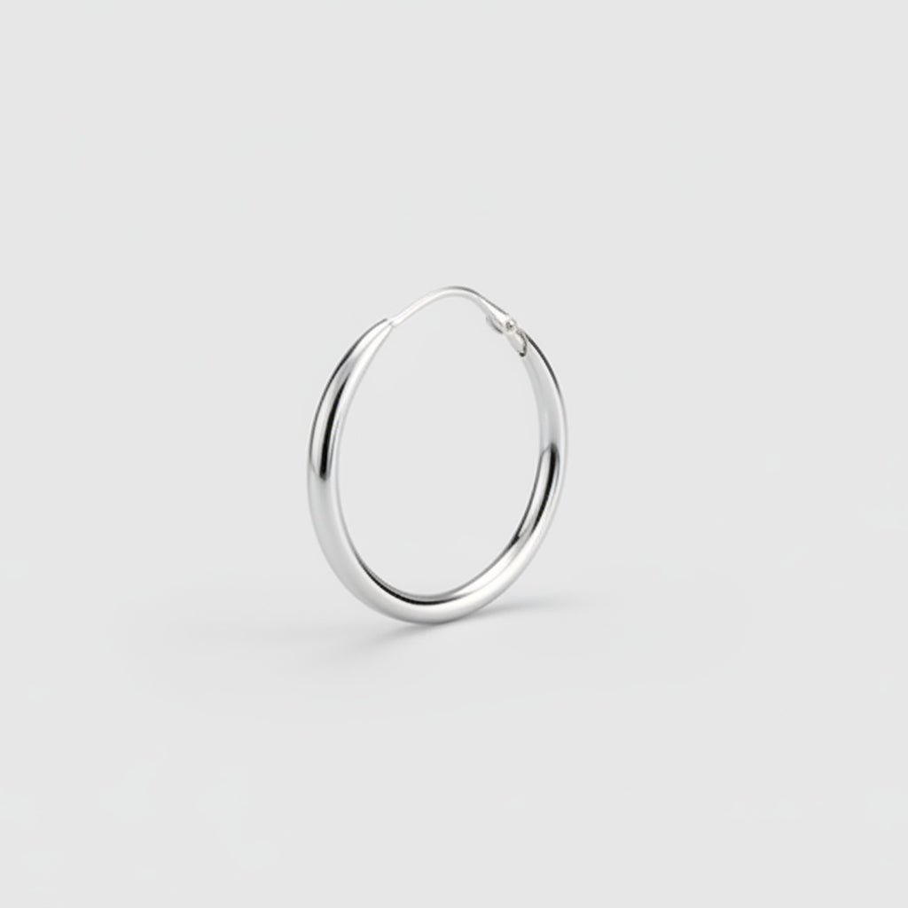 Hoop Earrings Classic Circle - Jianyou Accessories