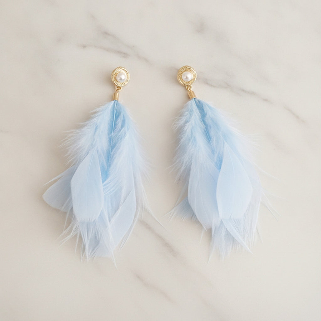Feather Butterfly Rhinestone Drop Earrings - Jianyou Accessories 4 – jewelry (view 2)