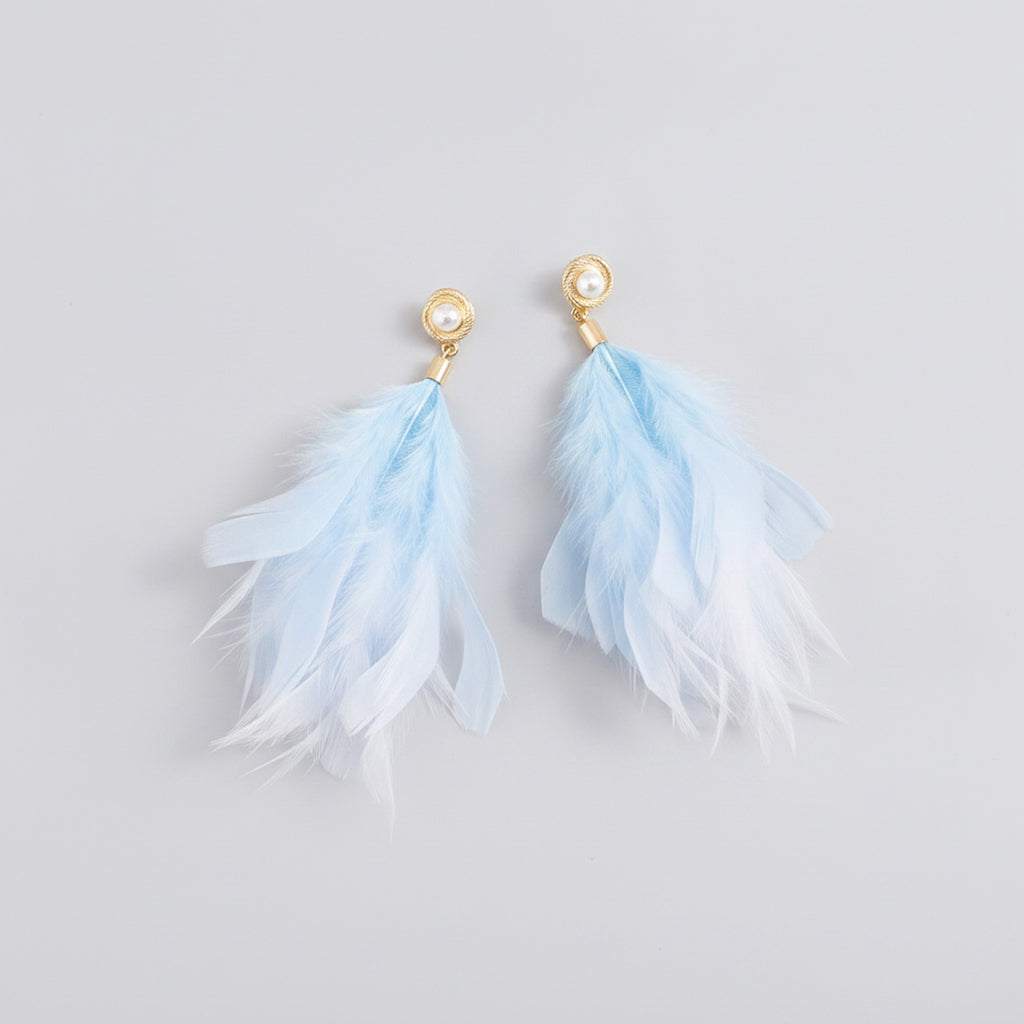 Feather Butterfly Rhinestone Drop Earrings - Jianyou Accessories 4 – jewelry (view 1)