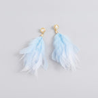 Feather Butterfly Rhinestone Drop Earrings - Jianyou Accessories 4 – jewelry (view 1)