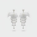 Feather Butterfly Rhinestone Drop Earrings - Jianyou Accessories 2 – jewelry (view 1)