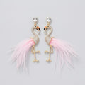 Feather Butterfly Rhinestone Drop Earrings - Jianyou Accessories 5 – jewelry (view 1)