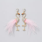 Feather Butterfly Rhinestone Drop Earrings - Jianyou Accessories 5 – jewelry (view 1)