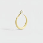 Chunky Hoop Earrings with Metal Cross - Jianyou Accessories 2