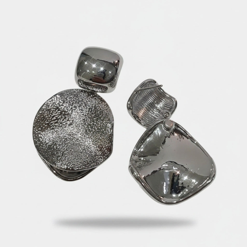 Chunky Textured Ball Drop Earrings - Jianyou Accessories – jewelry (view 1)