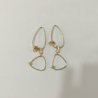 Abstract Geometric Dangle Earrings – jewelry (view 1)