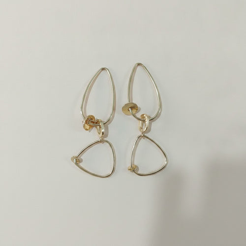 Abstract Geometric Dangle Earrings – jewelry (view 1)