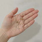 Abstract Geometric Dangle Earrings – jewelry (view 3)