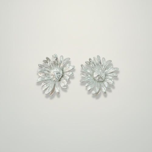 Abstract Face Bloom Stud Earrings – jewelry (view 1)