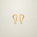 Fluid Abstract Drop Stud Earrings – jewelry (view 1)