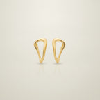 Fluid Abstract Drop Stud Earrings – jewelry (view 1)