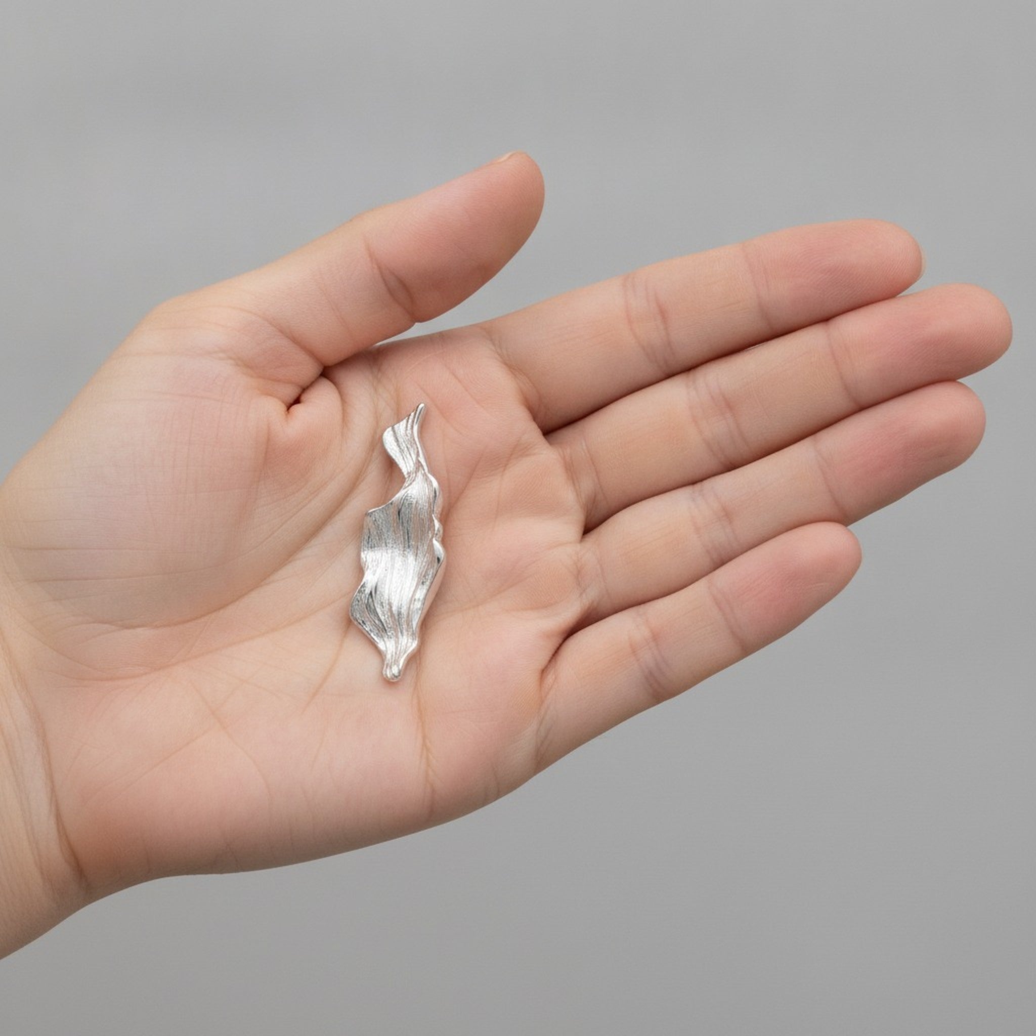 Sculptural Textured Post Earrings – jewelry (view 3)