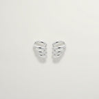 Sleek Spiral Wave Fashion Earrings – jewelry (view 1)