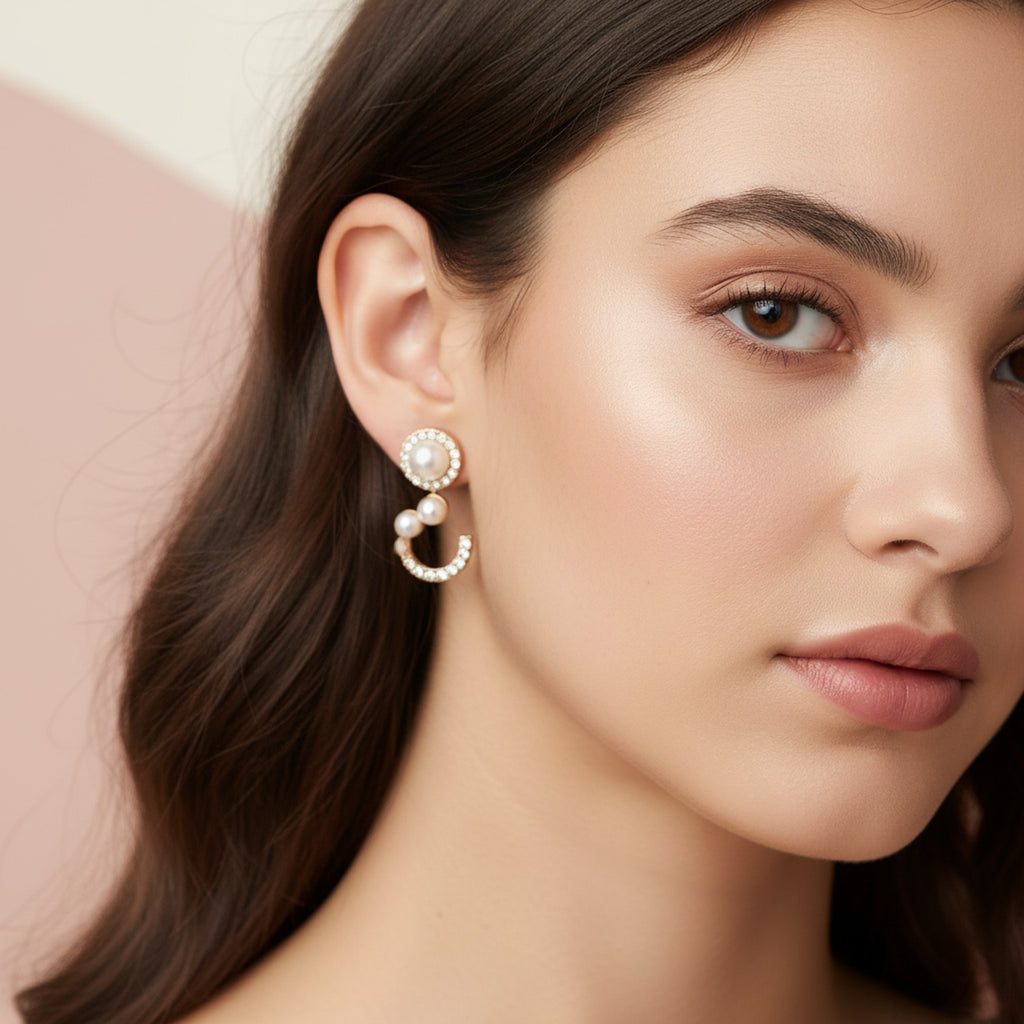 Chunky Resin Teardrop Earrings Multi-Color
