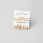Chunky Resin Teardrop Earrings Multi-Color - Default 2