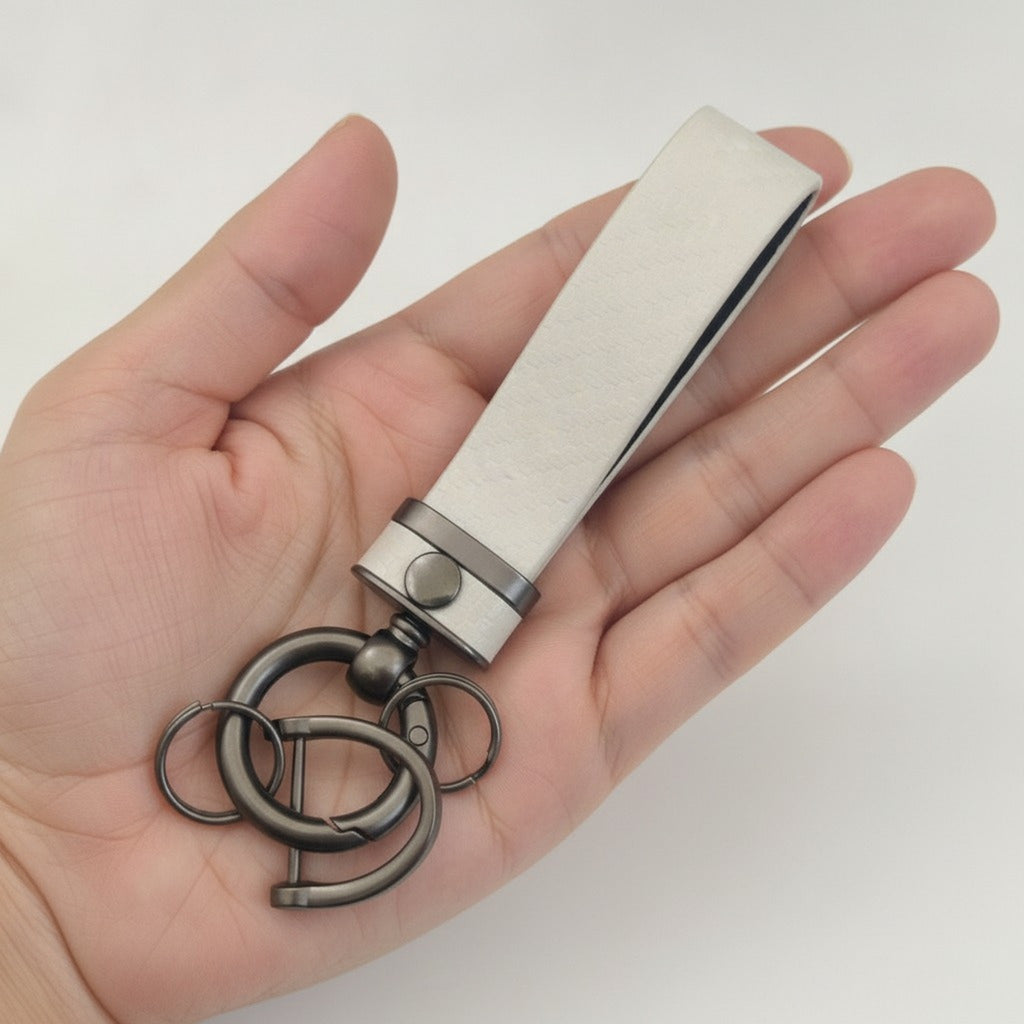 Carbon Fiber Pattern Keychain Strap – bags & wallets (view 3)
