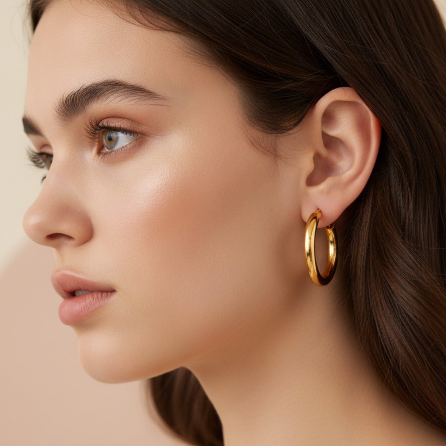 Classic Gold Hoop Earrings