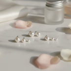 Classic Dainty Pearl Stud Earring Set – jewelry (view 3)