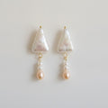Elegant Irregular Pearl Drop Earrings – jewelry (view 1)
