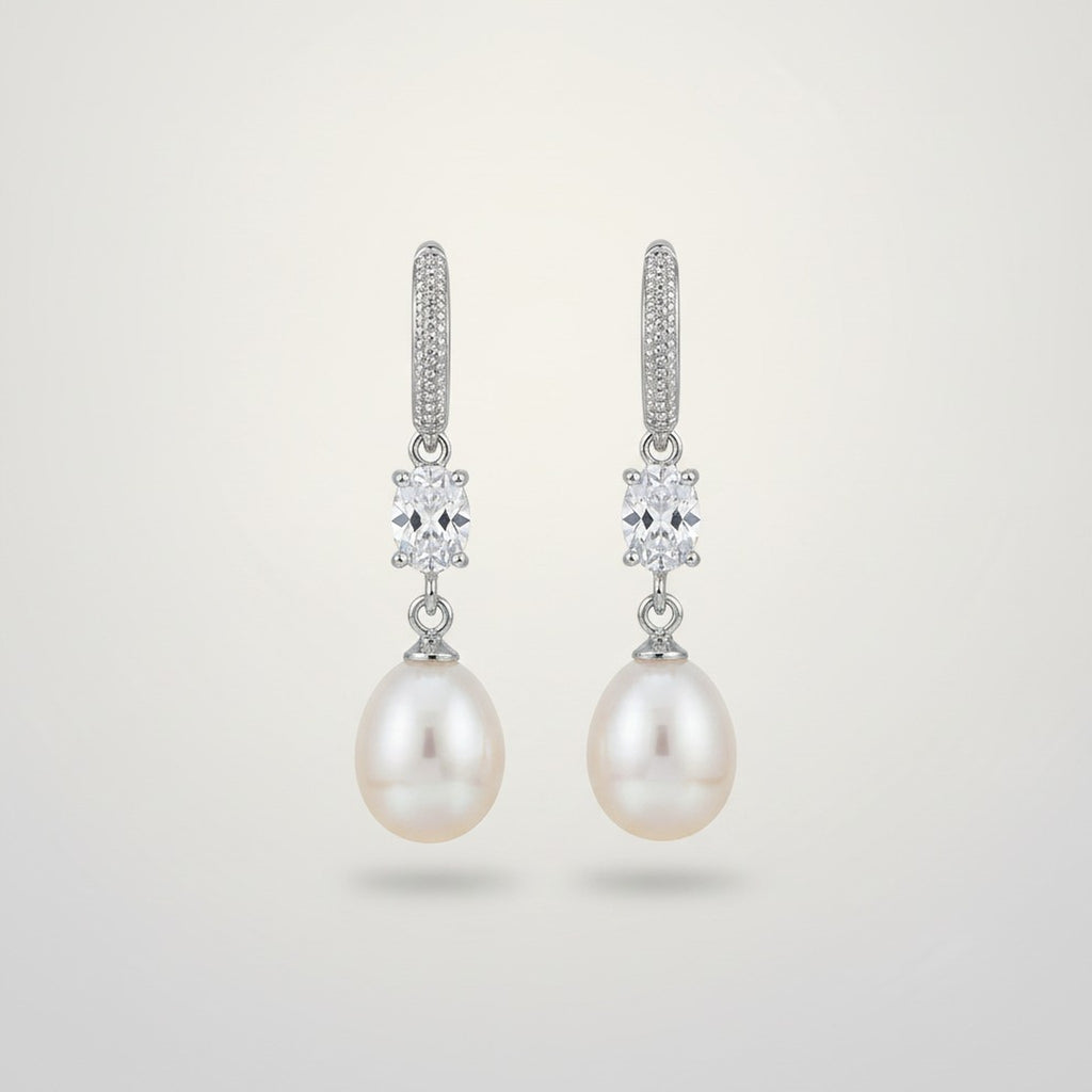 Elegant Freshwater Pearl Drop Earrings – jewelry (view 2)