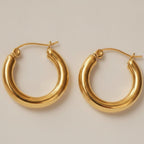 Chunky Hoop Earrings – jewelry (view 1)