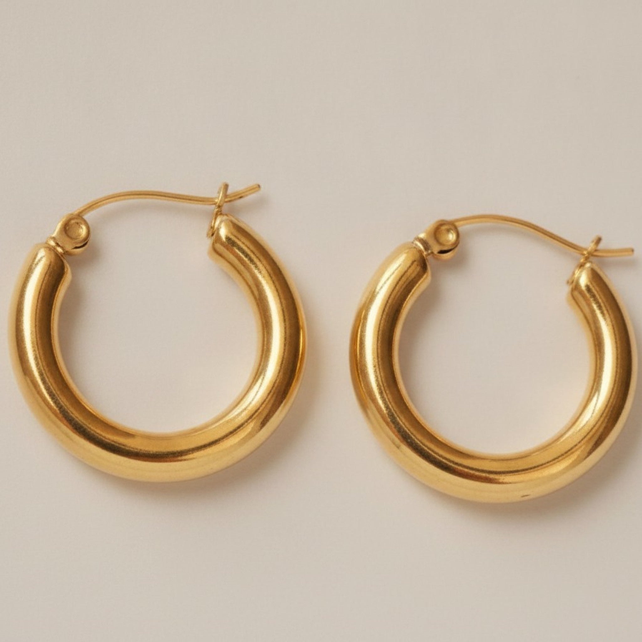 Chunky Hoop Earrings – jewelry (view 1)