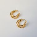 Elegant Double Layer Hoop Earrings – jewelry (view 1)