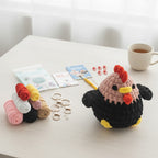 Chick DIY Crochet Kit - Black – novelty & toys (view 2)