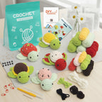 Crochet kit for DIY hand crochet - Green – novelty & toys (view 2)