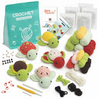 Crochet kit for DIY hand crochet - Green – novelty & toys (view 1)