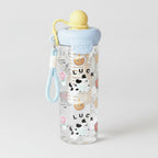 Cute Dog Bear Themed Water Bottle - Floating Ball - Tea Strainer + Rope
