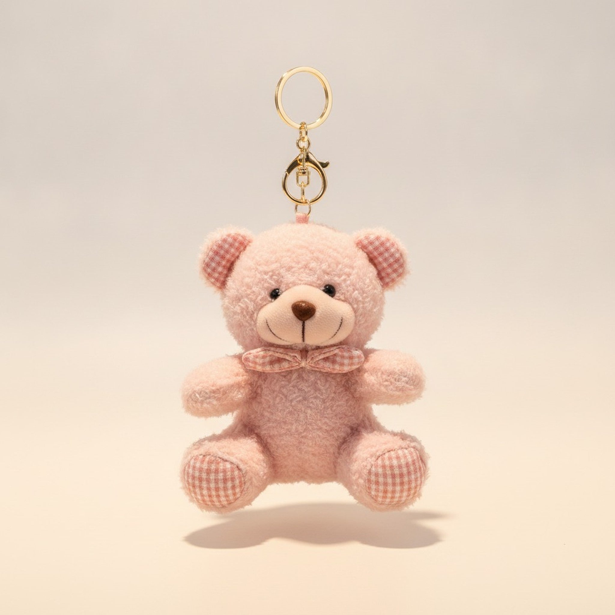 Adorable Soft Plush Bear Toy Keyring Charm – novelty & toys (view 1)