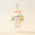 Adorable Fluffy Animal Plush Keychain – novelty & toys (view 1)