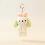 Adorable Fluffy Animal Plush Keychain – novelty & toys (view 1)