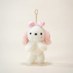 Adorable Fluffy Animal Plush Keychain – novelty & toys (view 2)