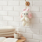 Adorable Fluffy Animal Plush Keychain – novelty & toys (view 3)