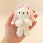 Adorable Fluffy Animal Plush Keychain – novelty & toys (view 4)