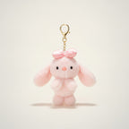 Cute Fluffy Bunny Keychain Plush Accessory – novelty & toys (view 1)