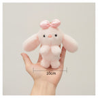 Cute Fluffy Bunny Keychain Plush Accessory – novelty & toys (view 4)