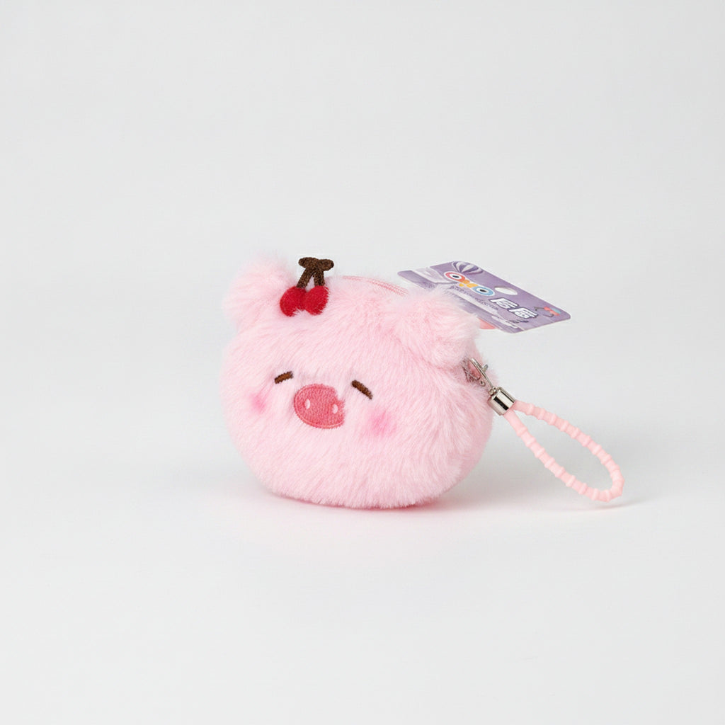Plush Cherry Animal Coin Purse Charm - Type 1 – novelty & toys (view 1)