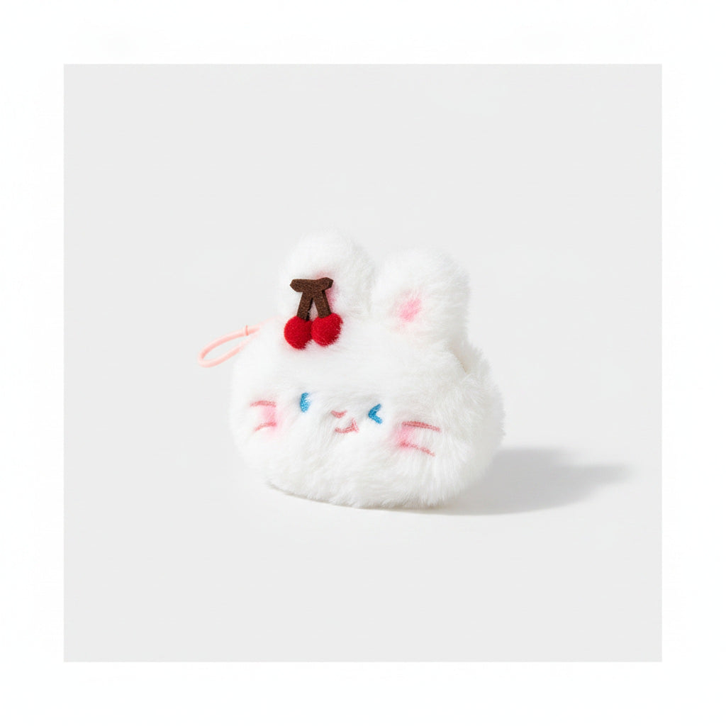 Plush Cherry Animal Coin Purse Charm - Type 3 – novelty & toys (view 1)